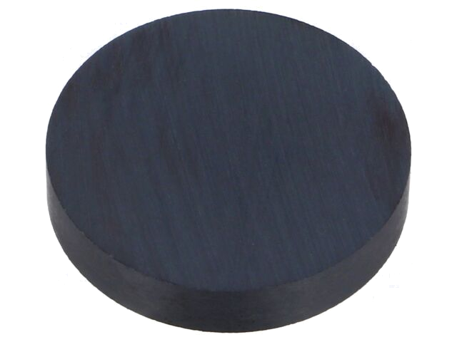 Magneet: vast; hard ferriet; 15N; Ø: 35,2mm; H: 6,5mm Magneet: vast; hard ferriet; 15N; Ø: 35,2mm; H: 6,5mm
